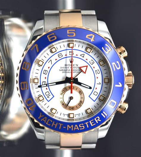 rolex two tone white rose gold rolex yacht master|yacht master 2 solid gold.